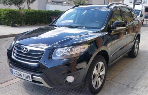 Left hand drive HYUNDAI SANTA FE 2.2 CRDI 7 SEATS SPANISH REG